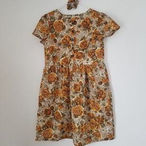 Handmade dress and matching scrunchie